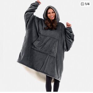 The Comfy original unisex Sherpa lined wearable blanket